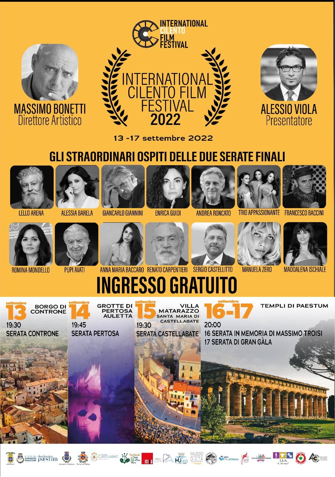 Locandina International Cilento Film Festival Paestum